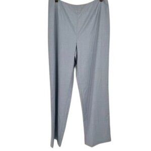 Due Per Due Womens Light Blue Dress Pants side zip lined Size 10